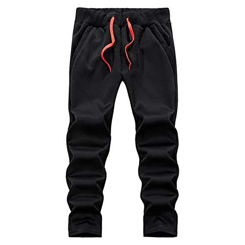 WOCACHI Mens Gradient Patchwork Tracksuit, Hooded Sweatshirt Drawstring Sweatpants Sets Zipper Sports Suit 2022 Fall Winter Warm Slim Fit Outdoor Under 20 Dollars Solid Color 2PCS Sets