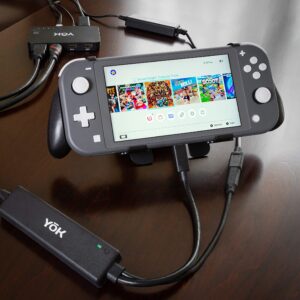 YoK HDMI Travel Cable For Nintendo Switch That Makes It Easy To Play On A TV Screen When You Travel Without Needing The Entire Dock - 10 Foot Reach