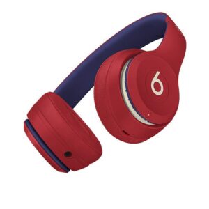 Beats Solo3 Wireless On-Ear Headphones Club Collection – Club Red (Renewed)