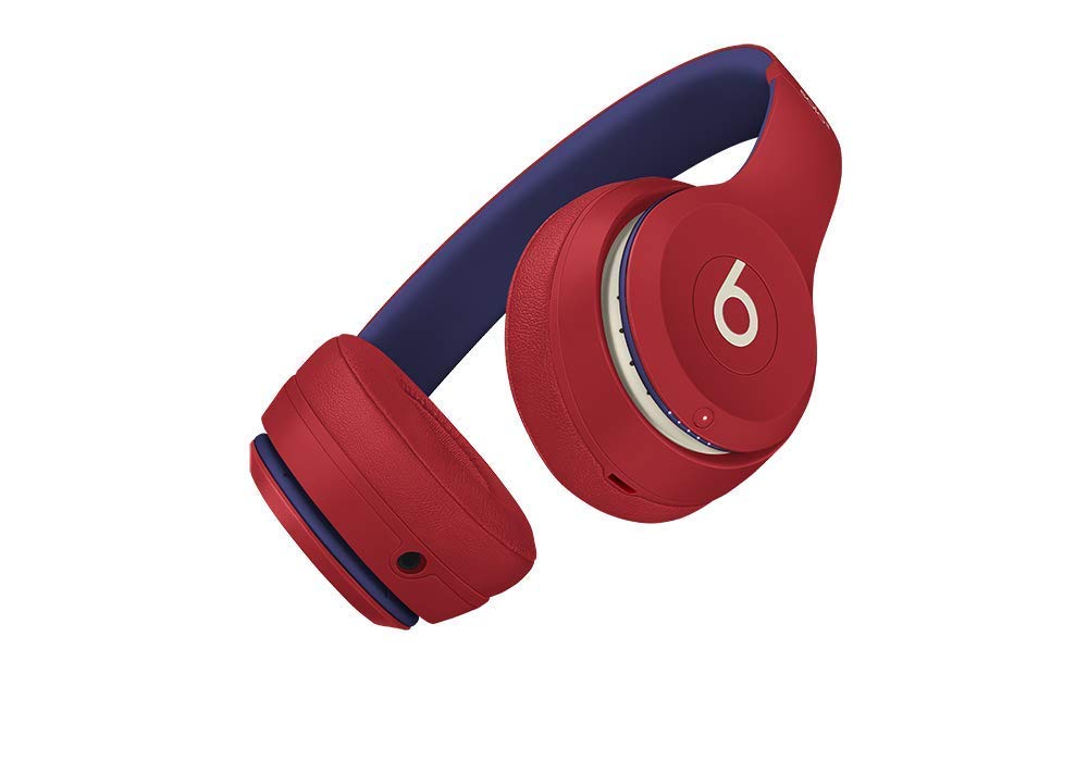 Beats Solo3 Wireless On-Ear Headphones Club Collection – Club Red (Renewed)