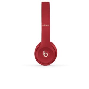 Beats Solo3 Wireless On-Ear Headphones Club Collection – Club Red (Renewed)