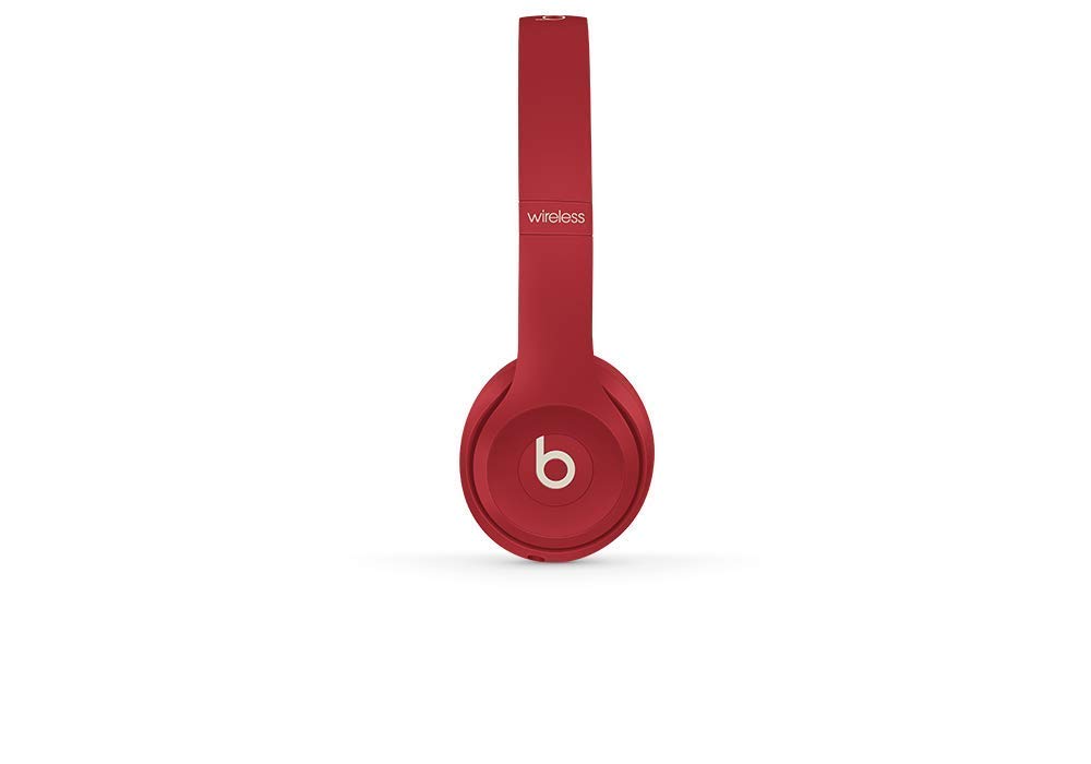 Beats Solo3 Wireless On-Ear Headphones Club Collection – Club Red (Renewed)