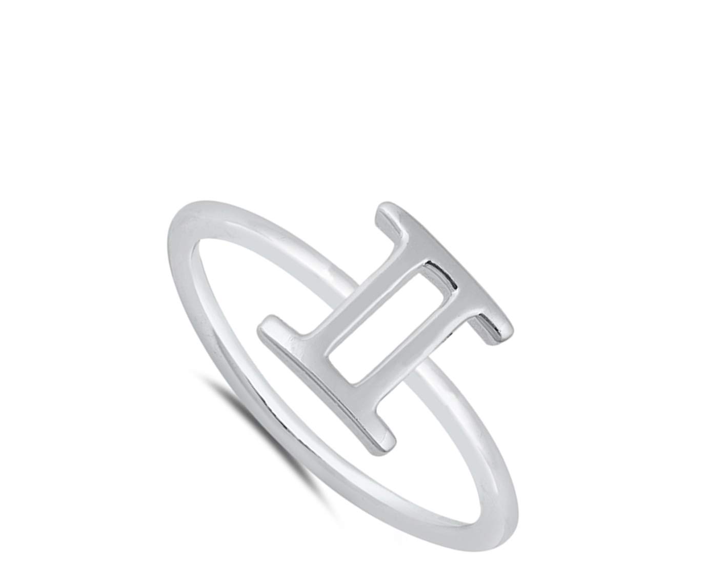 Astrology Ring Zodiac Gemini Sterling Silver Band Size 9