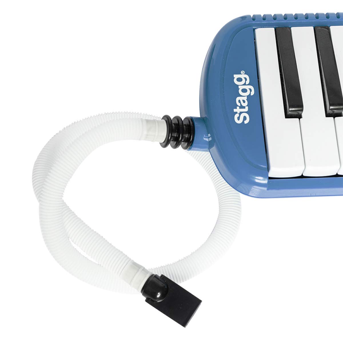 Stagg MELOSTA37 BL Blue plastic melodica with 37 keys and black bag