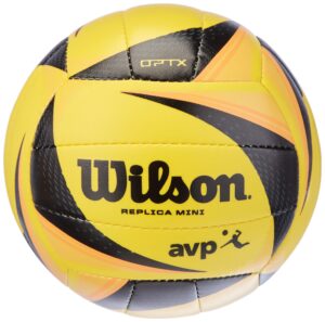 wilson optx avp volleyball replica mini - yellow