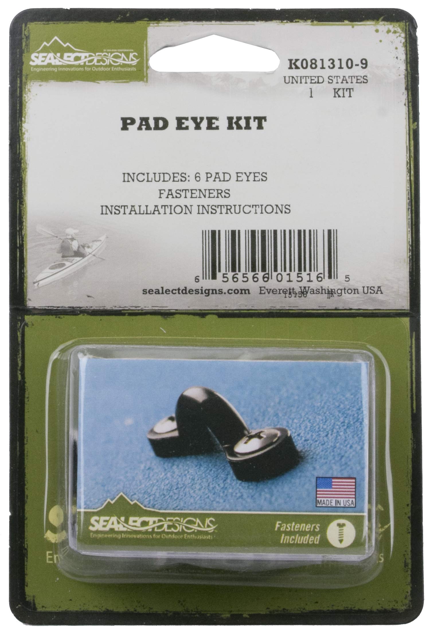 Sea-Lect Designs Pad Eye Kit (Bolt/Nut Mount)