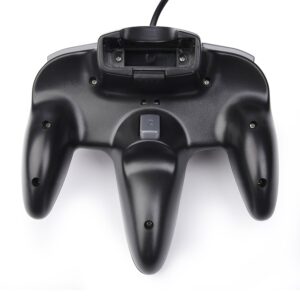 SAFFUN [USB Version] Classic N64 Controller, N64 Wired USB PC Game pad Joystick, N64 Bit USB Wired Game Stick for Windows PC MAC Linux Genesis Raspberry Pi Retropie Emulator [Plug & Play] (Black)