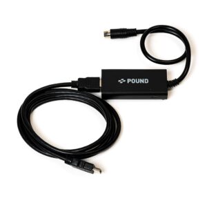 POUND HDMI HD Link Cable for Sega Saturn - HDMI Cable with Native RGB Picture Quality, 720p Resolution, Plus Micro USB Cable for Boosted Power