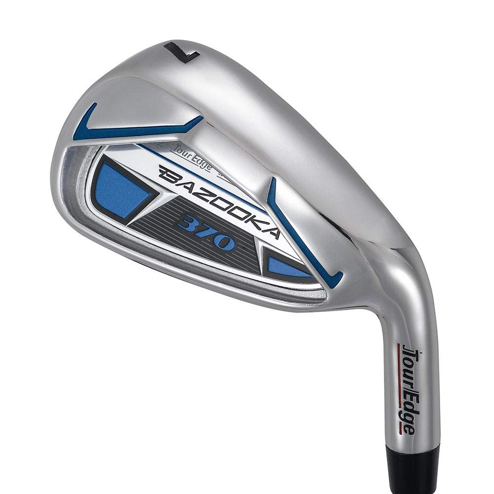 Tour Edge Bazooka 370 Complete Golf Set Senior Flex-Graphite-LH, Black/Blue, One Size (B6SLGU13.B)