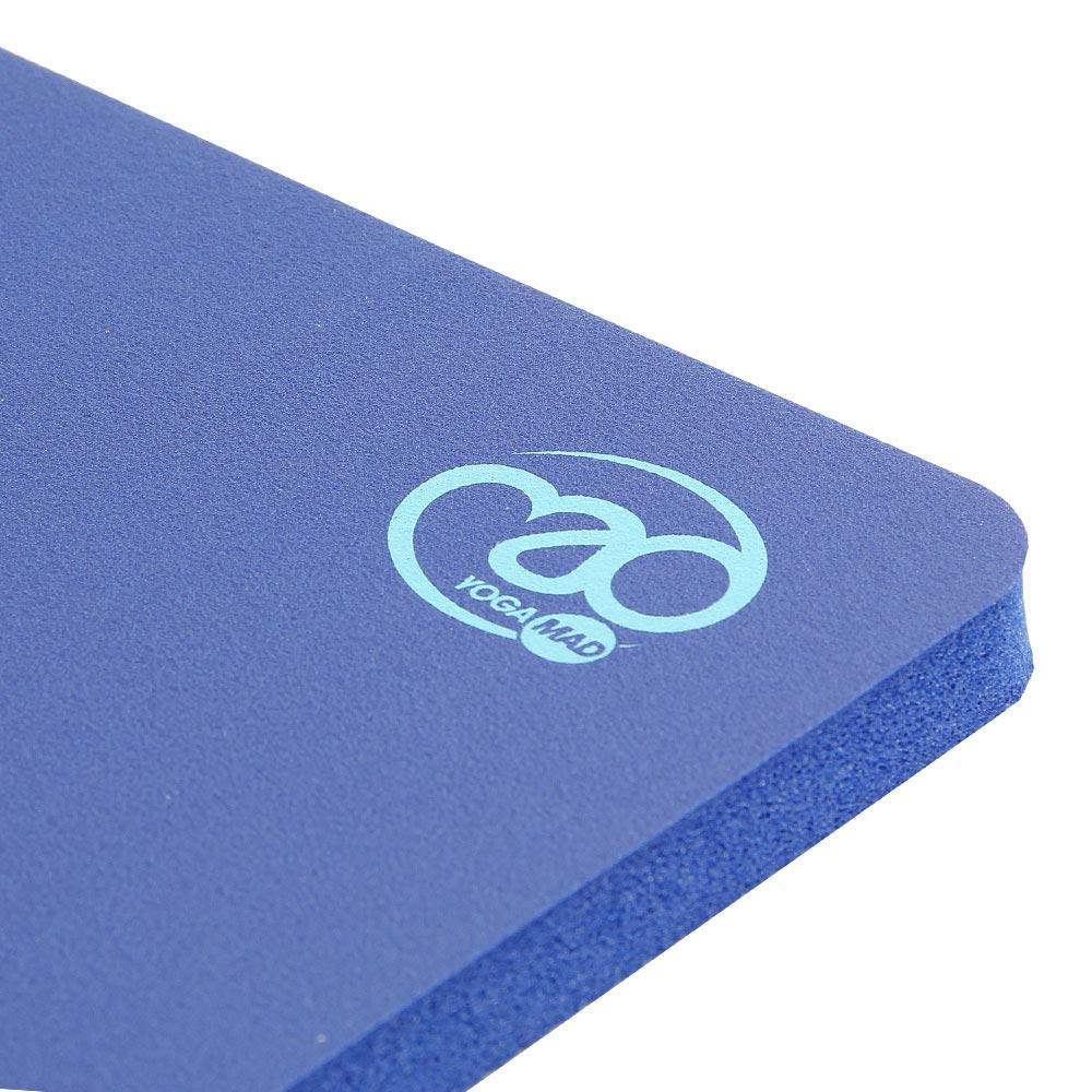 Yoga-Mad Unisex's Knee Mat Pad, Blue, 61cm x 25cm x 15mm