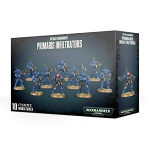 Games Workshop - Warhammer 40,000 - Space Marines Primaris Infiltrators, for Ages 14 and above