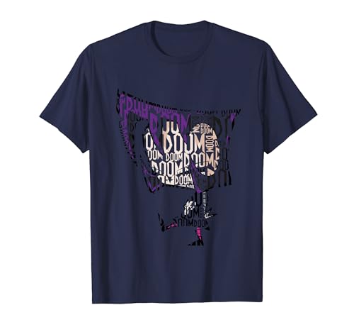 Invader Zim Gaz Doom Text Fill T-Shirt