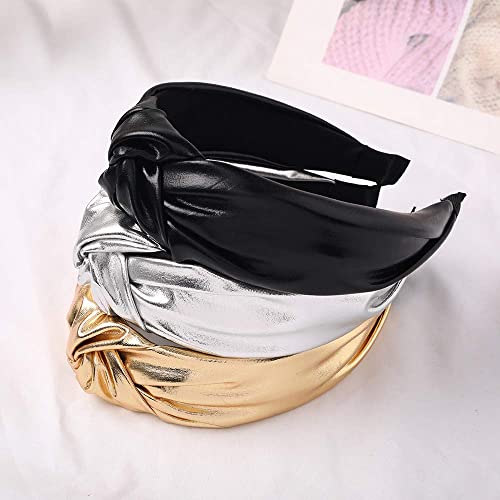 Ivyu Headbands Women Hair Head Band- Knotted Wide Turban headband Fashion Cute Hairbands Hair Accessories for Girls and Women (YHHFG-017)