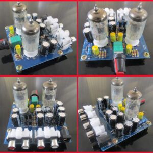 Electronic Amplifier, 6J1 Tube Valve Amplifier Tube Amplifier 6J1 Vacuum Electron Tube Valve Preamp Amplifier Board Amplifier Electronic Diy Kit 6J1 Tube Preamp