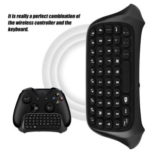 Mini Controller, Chatpad for One, 47 keys Keyboard Emails Message 2.4Ghz Receiver Gaming Keypad, Black