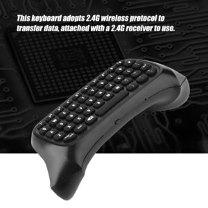 Mini Controller, Chatpad for One, 47 keys Keyboard Emails Message 2.4Ghz Receiver Gaming Keypad, Black