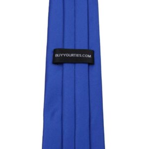 BUYYOURTIES CLIPON-ADF-3 - Mens Solid Color Clip On Easy to Remove Clip Necktie Ties