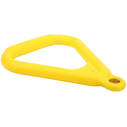 Alomejor Pull Up Ring Kids Gymnastic Rings for Upper Body Strength Fitness Training Exercise Pull Ups(Yellow)