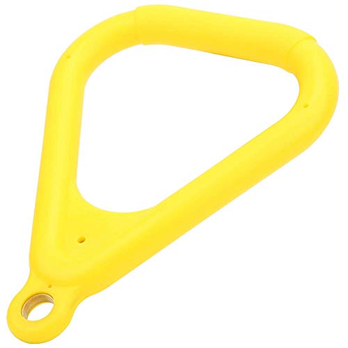 Alomejor Pull Up Ring Kids Gymnastic Rings for Upper Body Strength Fitness Training Exercise Pull Ups(Yellow)