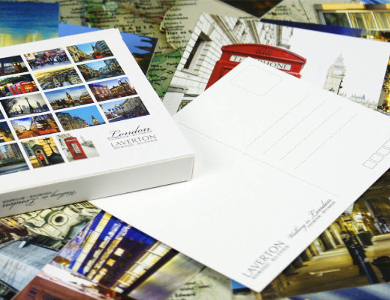 Travel postcards,Set of 30 Post cards variety pack depicting from Around the World Famous Travel Sites,Assorted Postcards Bulk, 4 x 6 -London