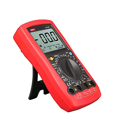 UNI-T UT107 Handheld Automotive Multimeter, DC AC Voltage, DC Current, Resistance, Frequency, Temperature