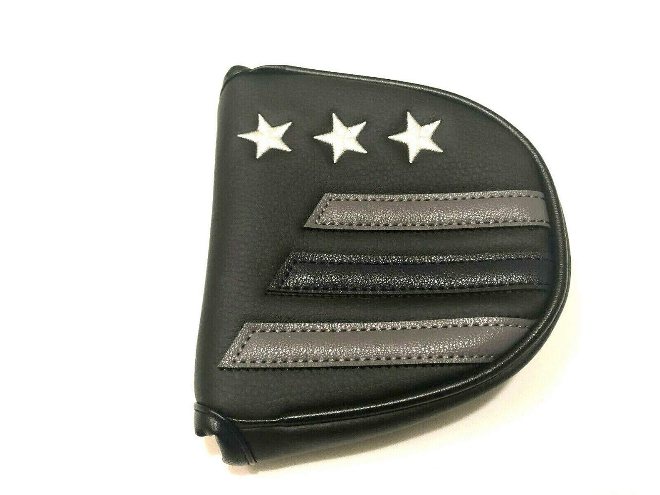 New Custom USA Stars and Stripes Blue Line Magnetic Mallet Putter Headcover