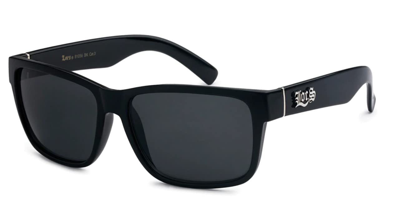 Locs 91070 Black Sunglasses | Authentic Hardcore Gangster OG Cholo Classic Shades