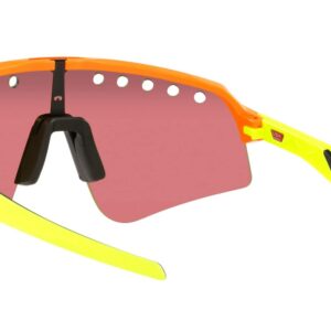 Oakley Men's Oo9465 Sutro Lite Sweep Rectangular Sunglasses, Orange/Prizm Trail Torch, 39 mm