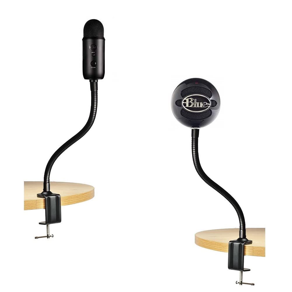 Podium Desk Mic Stand for Podcast, Meetings, Lectures,TV,Radio,Blue Yeti Snowball Microphone