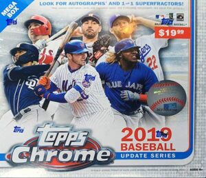 2019 topps chrome baseball update mega box