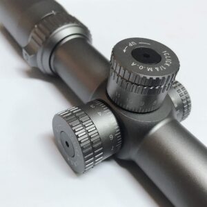 Grey Diamond Titanium 3-12x40 Rifle Scope with 30mm Tube and mounting Rings