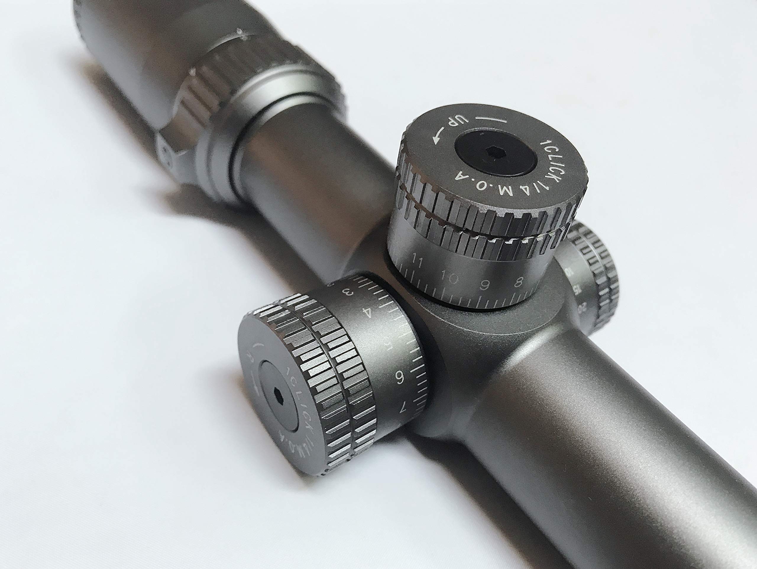 Grey Diamond Titanium 3-12x40 Rifle Scope with 30mm Tube and mounting Rings