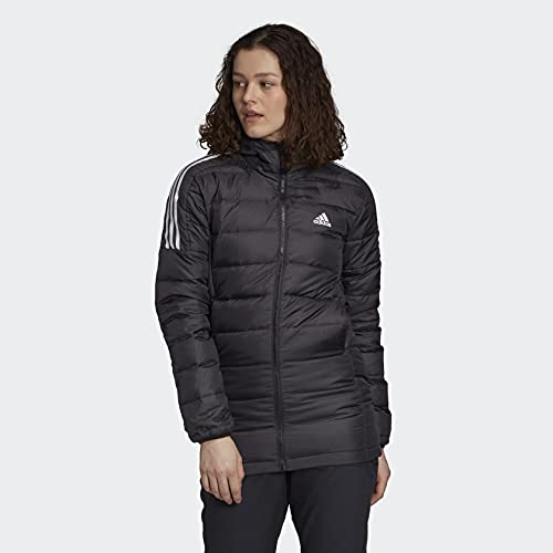 adidas Female Essentials Down Parka, Black,XS