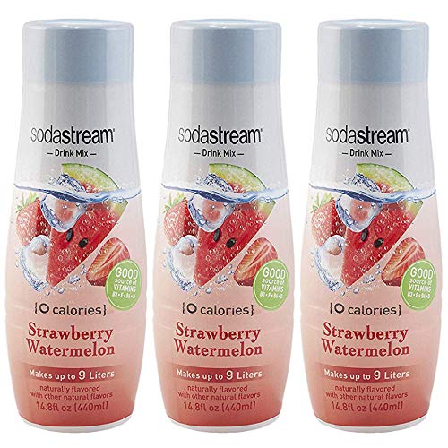 SodaStream Zero Strawberry Watermelon Drink Mix, 14.8 Fl Oz (Pack of 3)