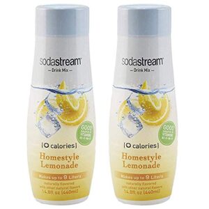 sodastream zero lemonade drink mix, 14.8 fl. oz, pack of 2, 14.8 oz, 14.8 fl oz