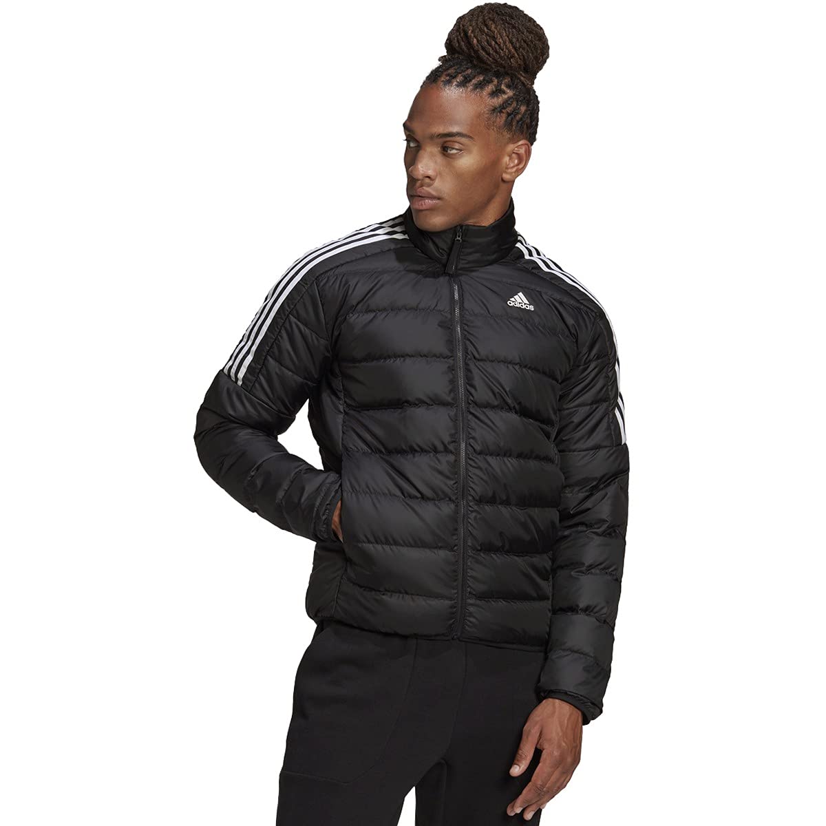 adidas Male Essentials Down Jacket, Black , M