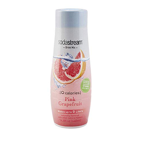 SodaStream Pink Grapefruit Zero Calorie, 14.8 Fl Oz (Pack Of 3), 14.8 Fl Oz