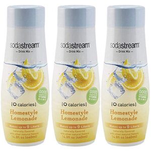 sodastream zero lemonade drink mix, 14.8 fl. oz, pack of 3, 14.8 oz, 14.8 fl oz