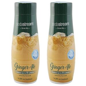 sodastream ginger ale, 440ml ,14.8 fl oz (pack of 2)