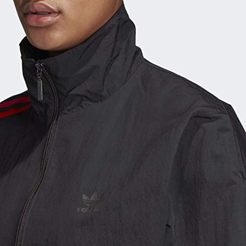 adidas Originals womens Track Jacket Black/Multicolor Small