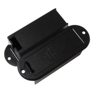 E-outstanding 9V Battery Box 2PCS Black Musical Accessories 9V Battery Case Holder for Active Guitar Bass Pickup