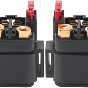 Starter Solenoid Relay for Yamaha ，ATV Starter Solenoid for YFM 350 400 450 660 - Raptor Grizzly Kodiak Wolverine Big Bear -for Yamaha 2003 2004 2005 2006 2007 2008 (2 Pack) by Lucky Seven