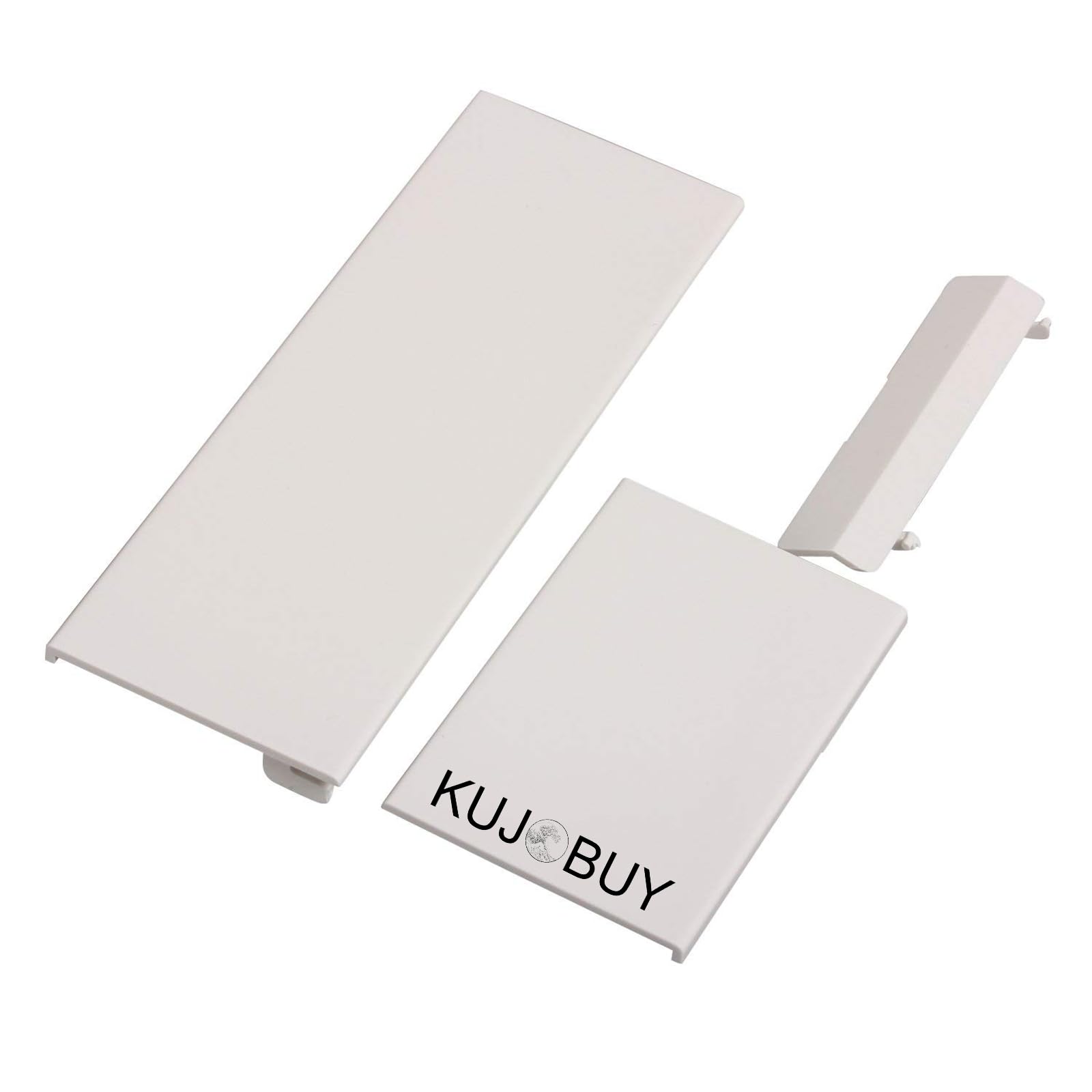 Wii White Replacement Door Replacement Memory Door Slot Covers Repair Door for Nintendo Wii Console Parts (1 Set of 3 pieces White)