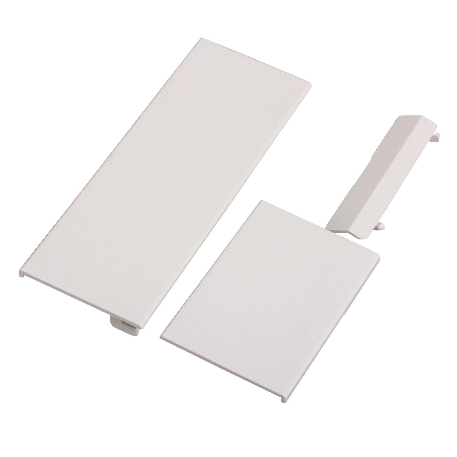 Wii White Replacement Door Replacement Memory Door Slot Covers Repair Door for Nintendo Wii Console Parts (1 Set of 3 pieces White)