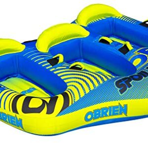 O'Brien Spoiler 3 Person Inflatable Towable Tube, Yellow