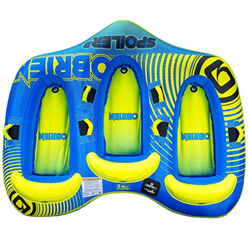 O'Brien Spoiler 3 Person Inflatable Towable Tube, Yellow