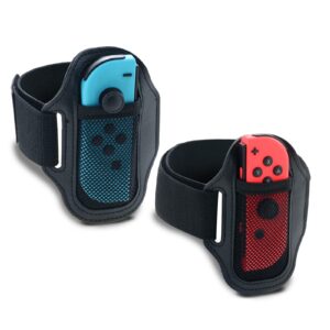 heatfun leg strap for nintendo switch ring fit adventure and nintendo switch sports - 2 packs