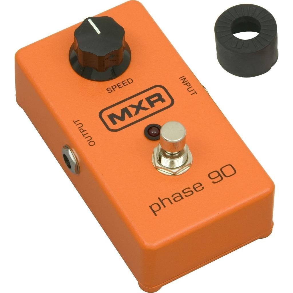 MXR M101 Phase 90 Effects Pedal Bundle with MXR Instrument Cable and 6 Assorted Dunlop Picks