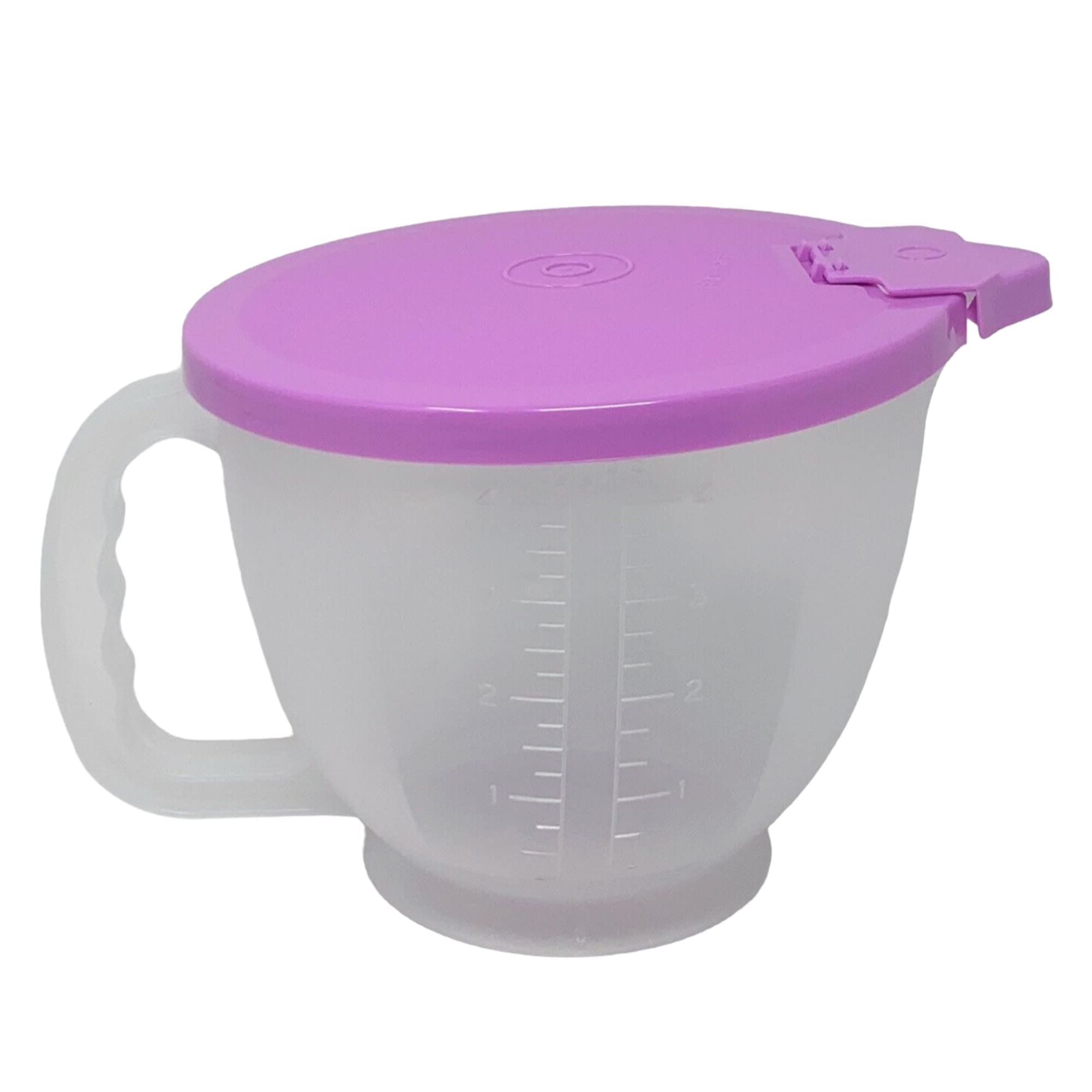 Tupperware Vintage Style 4 Cup Small Mix and Store Batter Pitcher in Lavender