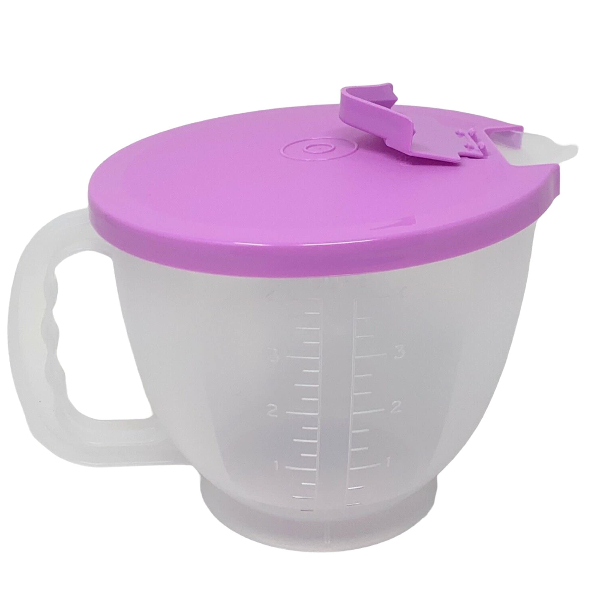 Tupperware Vintage Style 4 Cup Small Mix and Store Batter Pitcher in Lavender